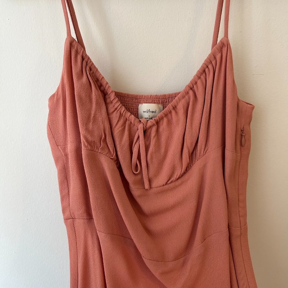 Aritzia Bellow Midi Dress (Pink – Size 0) - Picture 7 of 7
